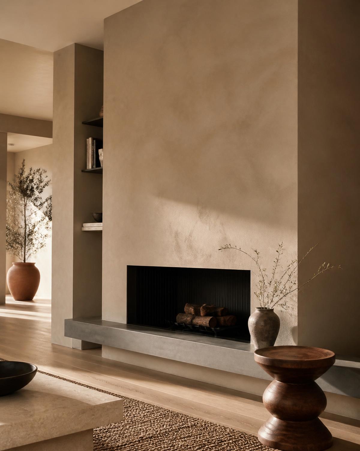 Hearth Wall — Rosedale